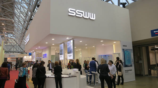 浪鲸卫浴亮剑俄罗斯卫浴展受追捧